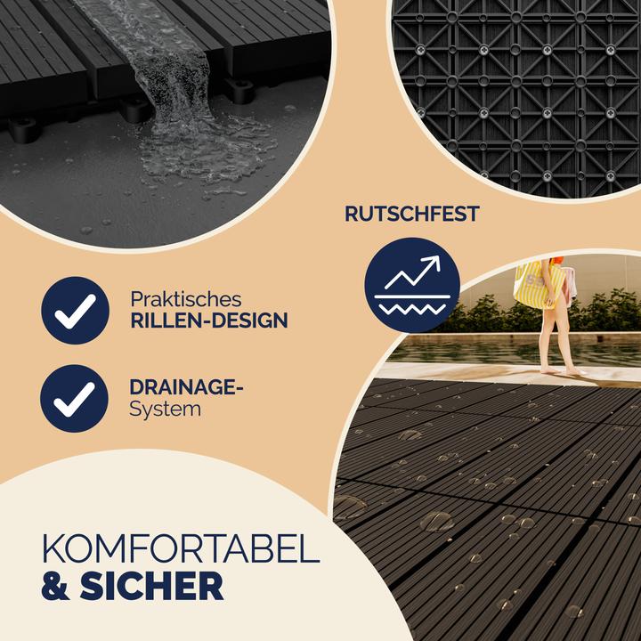 Immagine prodotto Casaria WPC Fliesen (66 x, 30 x 30 cm)