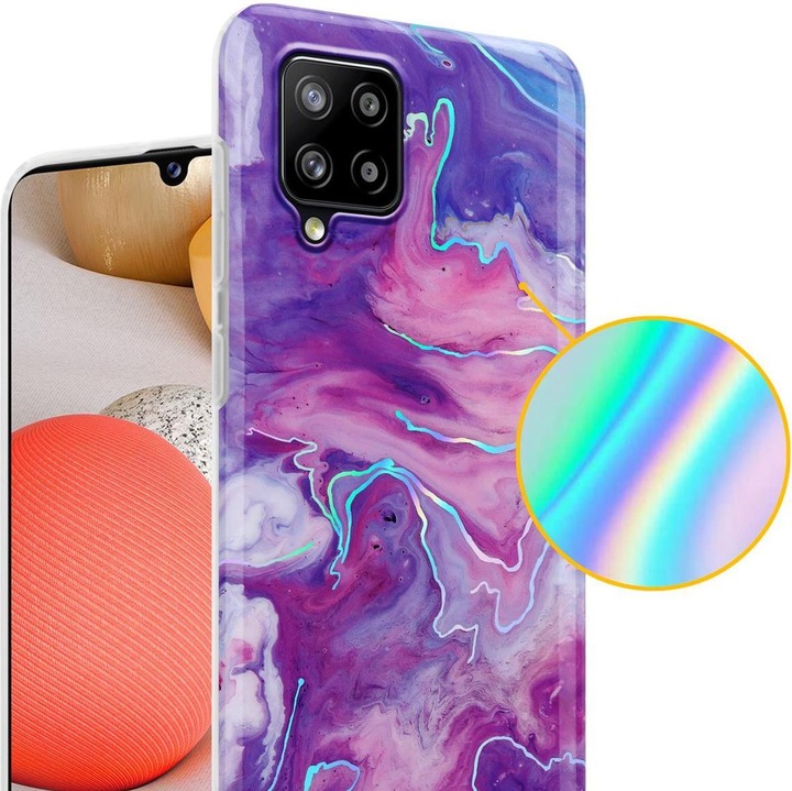 Actual product image Cadorabo IMD TPU Colorful Marble Cover (Samsung Galaxy A42 5G)
