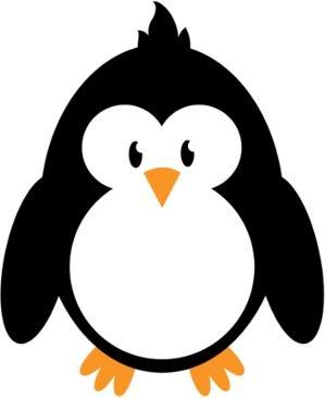 CreaDiva Bügelbild Pinguin, 120mm x 120mm (1 Stk., 12 x 12 cm)