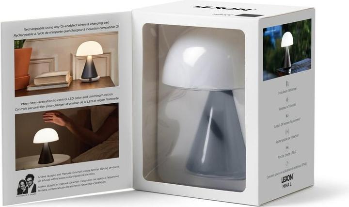 Actual product image Lexon LED lamp MINA L Dark Green