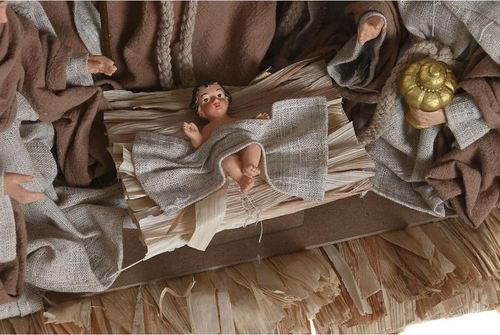 Produktbild Esprit Weihnachtskrippe Braun Beige Harz