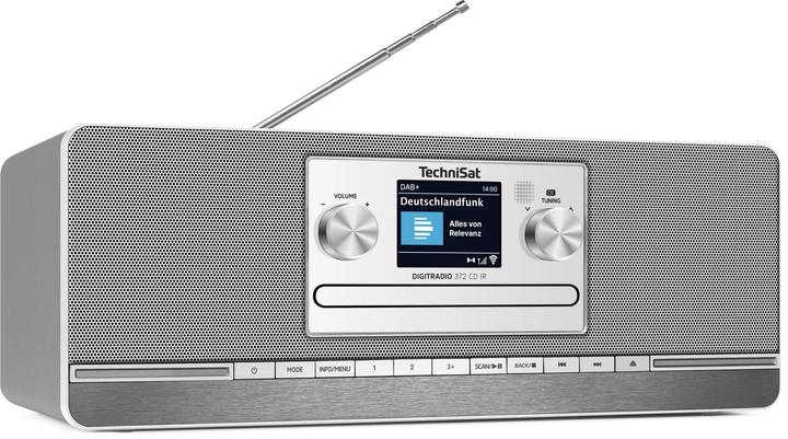 Produktbild TechniSat DigatRadio 372 CD IR (DAB, DAB+, FM, Internetradio, Bluetooth, WLAN)