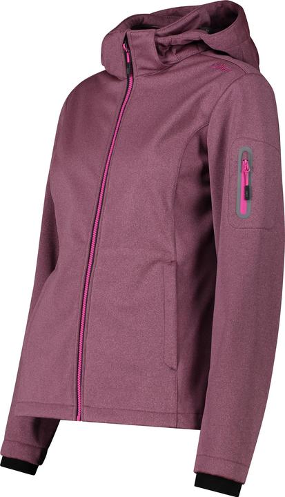Actual product image CMP Campagnolo Women's Jacket Zip Hood Melange Softshell (44, XL)