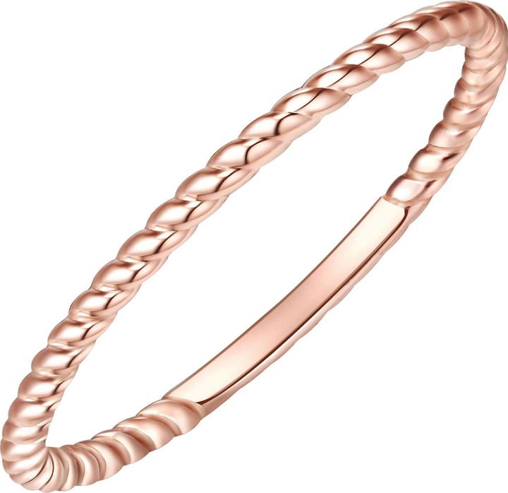 Actual product image Glanzstücke München Ladies Sterling Silver Rose Gold - 6062 (58, 925 Silver)