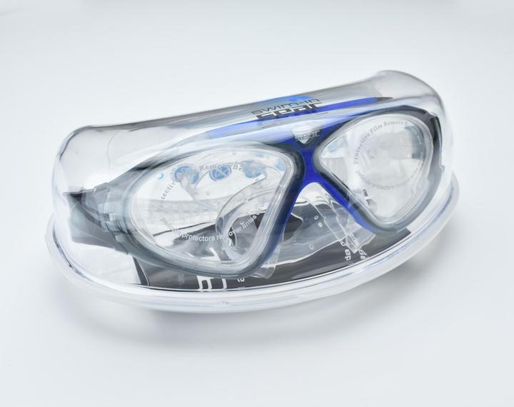 Actual product image Seac Swimming goggles Vision HD blue anti-fog, UV protection 100%, hypoallergenic silicone