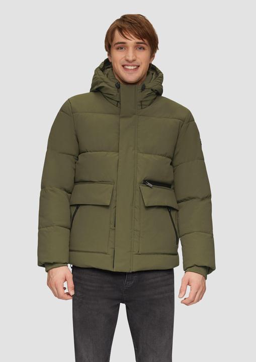 Immagine prodotto S.Oliver Outdoor-Jacke Gesteppte Winterjacke mit Kapuze und Innenkragen (XXL)