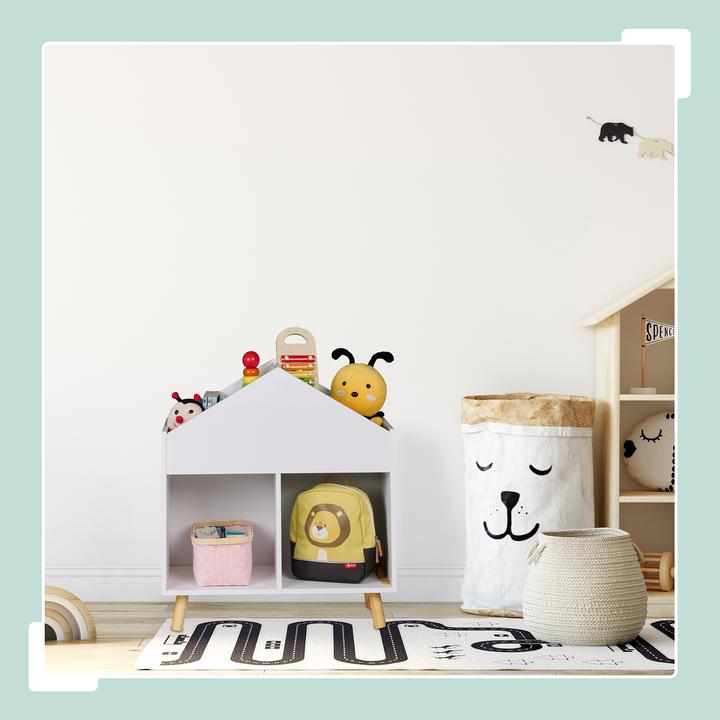 Actual product image Relaxdays Kinderregal Hausform