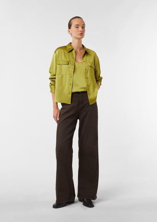 Immagine prodotto Comma Bluse Satinbluse mit aufgesetzen Brusttaschen und Logodetail (32)