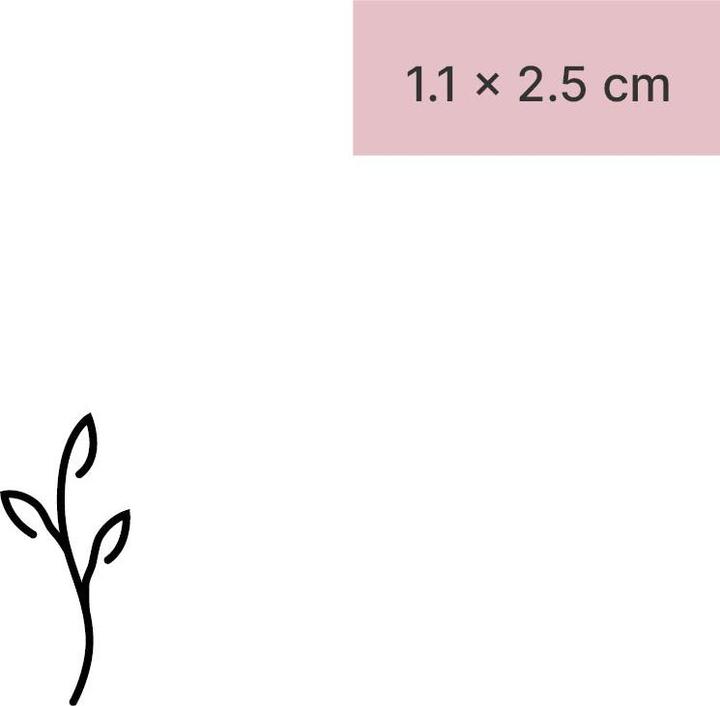 Image du produit minink Tatouage temporaire - Petit plant