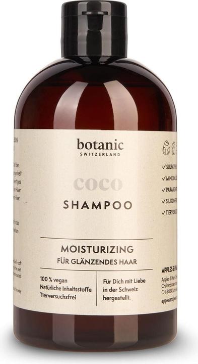 Produktbild Botanic Switzerland coco | Shampoo für glänzendes Haar (500 ml, Flüssiges Shampoo)
