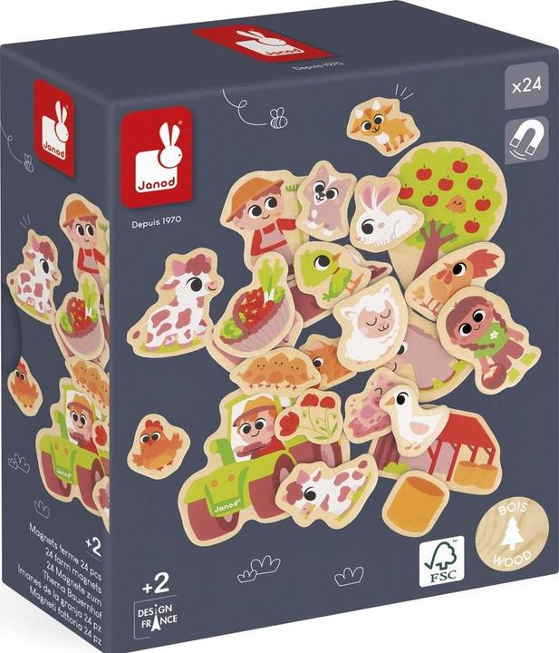 Produktbild Janod Magnete Bauernhof (24x)