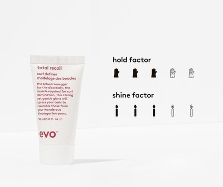 Produktbild Evo Total Recoil Curl Definer Strong Hold Defining Cream - Verstärkt natürliche Locken (Haarcreme, 200 ml)