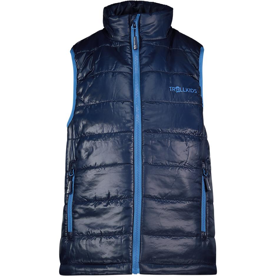 Trollkids, Unisex, Weste, Trondheim Kinder Gilet, Blau, (140)