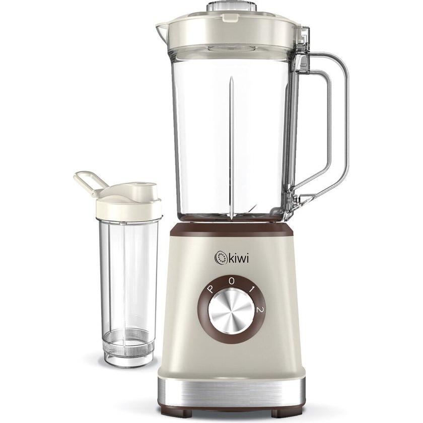Kiwi 2in1 500w 1.2l / 570cc Mixer, Standmixer, Silber