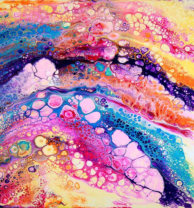 Produktbild Acrylic Pouring. Der neue Acrylmal-Trend: BILDER giessen! (Deutsch, Martin Thomas, Sylvia Homberg, 2018)