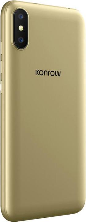Produktbild Konrow Easy S55P2021 (Double Sim - 4G - Écran 5.45" - 16 Go, 1 Go RAM) Or (16 GB, 5.45", 4G)