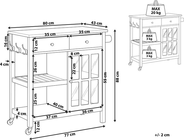 Produktbild Beliani Genoa