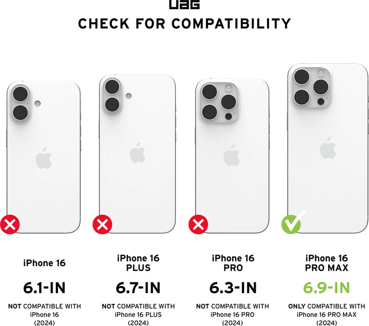 Produktbild UAG Plyo XTE MagSafe Kickstand Case- Apple iPhone 16 Pro Max- ice (Apple iPhone 16 Pro Max)