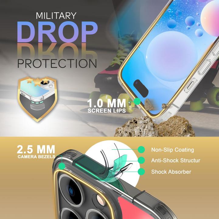 Produktbild Nalia Durchscheinende Harte Hülle mit Farbwechsel (Apple iPhone 14 Pro Max)