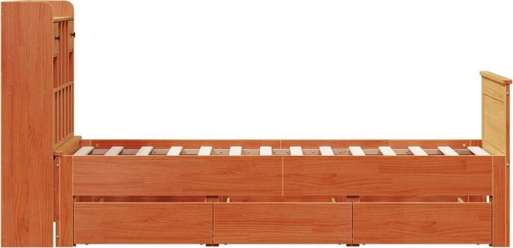 Produktbild vidaXL Bücherregalbett (100 x 200 cm)