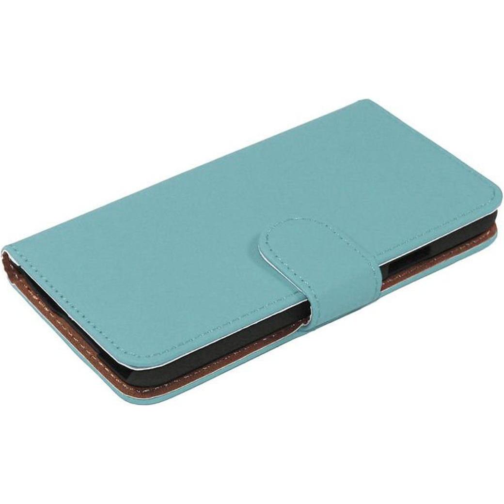 Thumbnail - König Design Schutzhülle Handytasche (Flip Quer) für Handy Samsung Galaxy S4 i9500 Hellblau (Samsung Galaxy S4), Smartph...