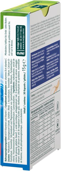 Produktbild Kneipp Gedächtnis + Konzentration (30 Stück, Kapseln, 15 g)