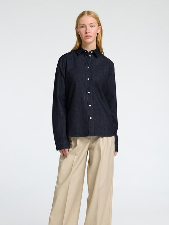Produktbild Selected Femme Körperbetontes Langarm Jeanshemd (36)