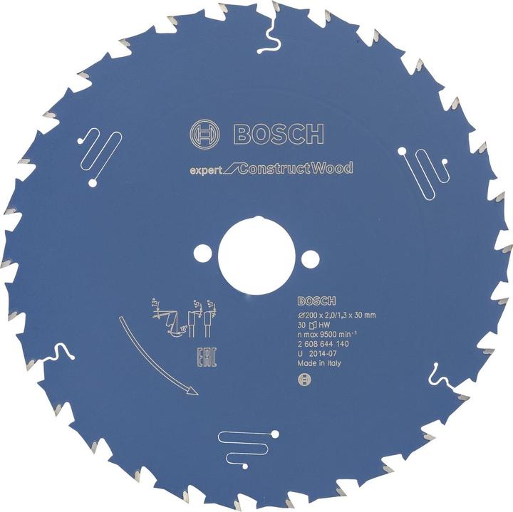 Actual product image Bosch Professional Zubehör Circular saw blade Expert for Construct Wood, 200 x 30 x 2.0 mm, 30