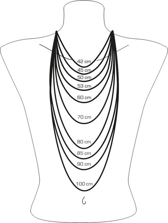 Immagine prodotto Thomas Sabo Catena Cuboide d'argento (Argento 925, 45 cm)