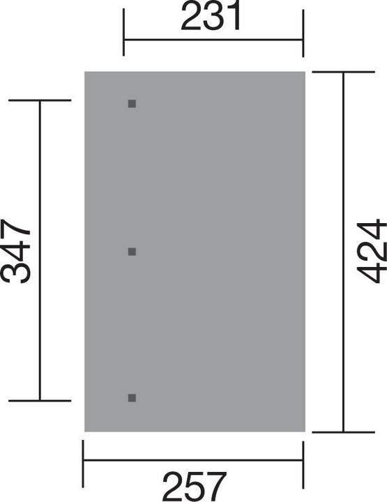 Produktbild Weka Holzbau Terrassenüberdachung 671 Gr.2