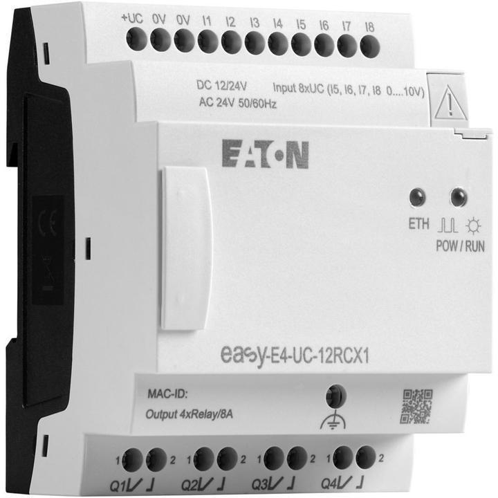 Produktbild Eaton EASY-E4-UC-12RCX1 197212 Steuerrelais 12/24VDC 24VAC 8DE davon