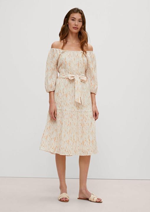 Produktbild Comma Kleid Stufenkleid mit Allover-Muster (38)