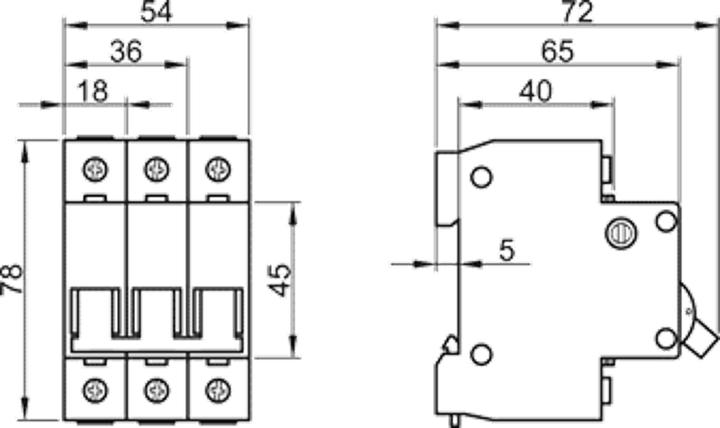 Immagine prodotto Tracon Leitungsschutzschalter