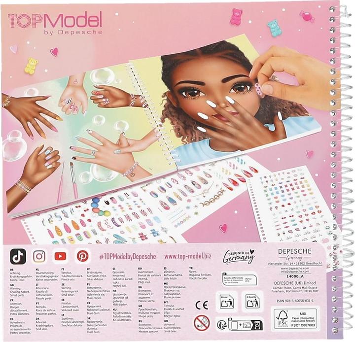 Produktbild Top Model Topmodel - Create Your Hand Design Colouring Book (414000)