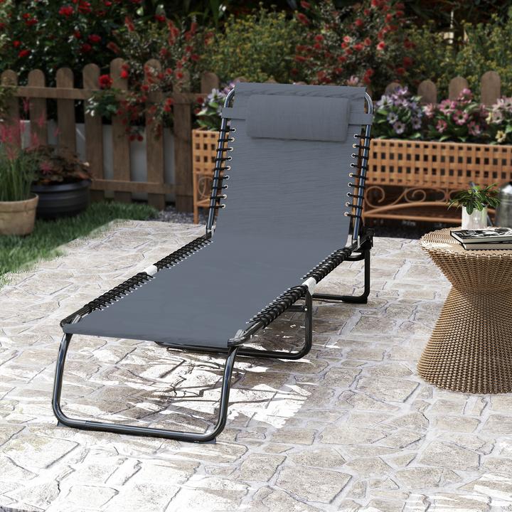 Actual product image Outsunny Folding lounger (189 cm)