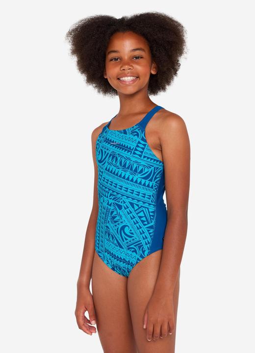 Image du produit Nabaiji Maillot de bain 1 pièce natation Fille - 500 Kamyleon fatu turquoise (140)