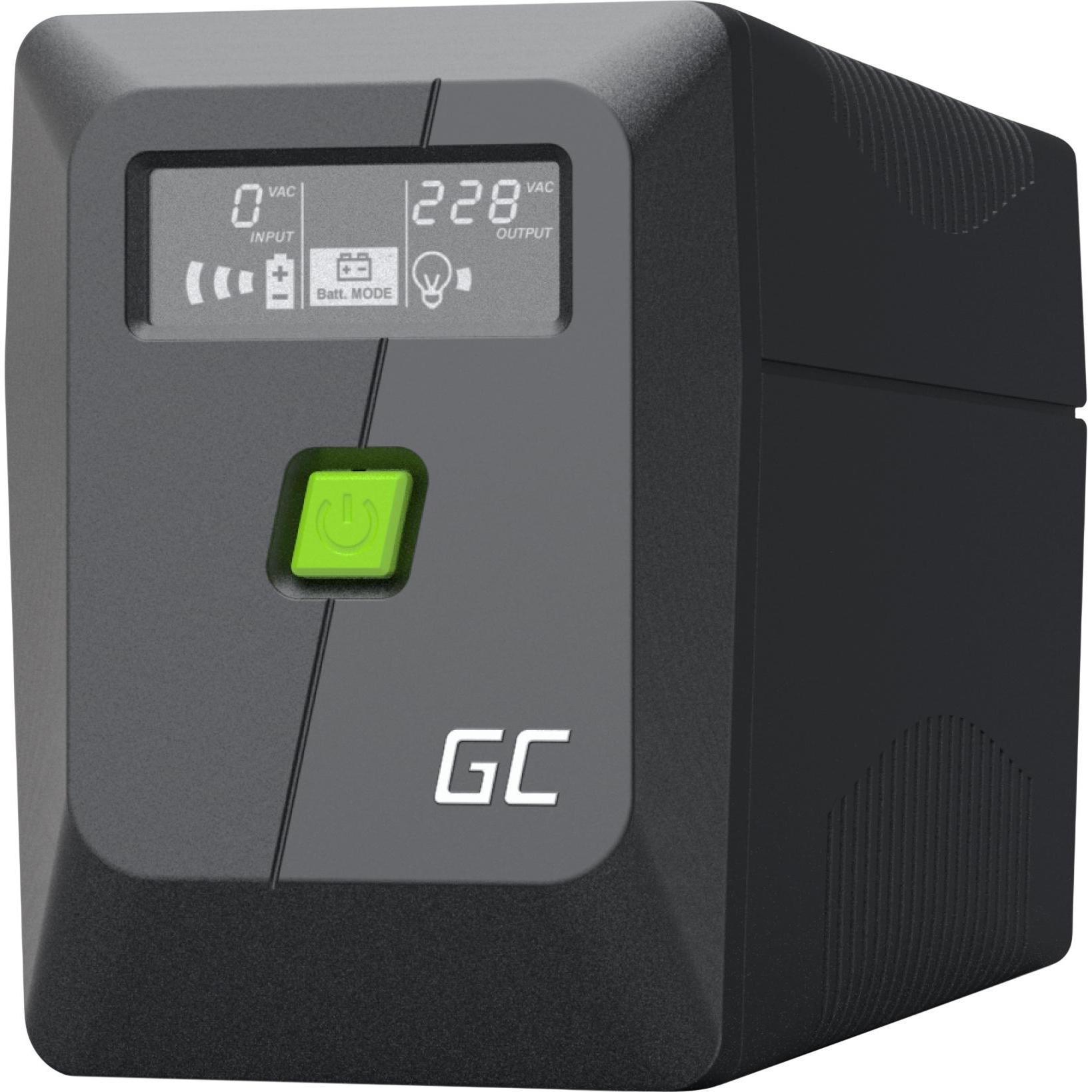 GreenCell Green Cell Ups Powerproof 480w/850va Modyfikowana Sinusoida (480 W, Line-Interaktiv USV) (UPSLM480)