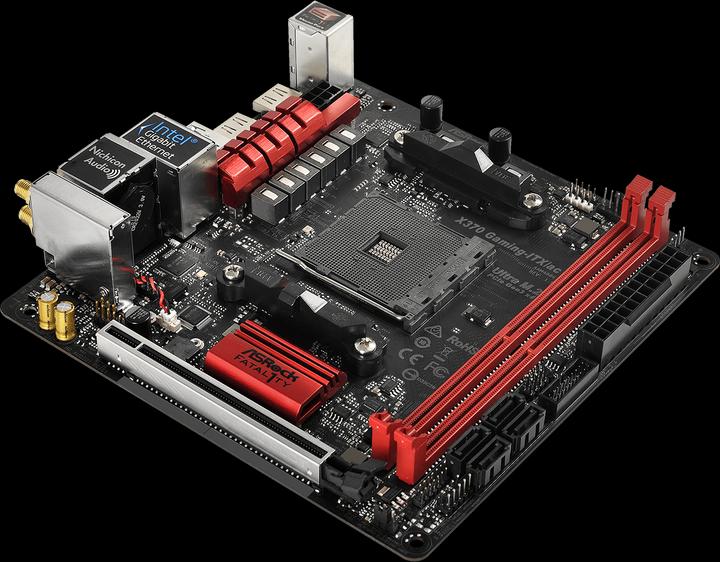 Produktbild AsRock Fatal1ty X370 Gaming-ITX/ac (AM4, AMD X370, Mini-ITX)