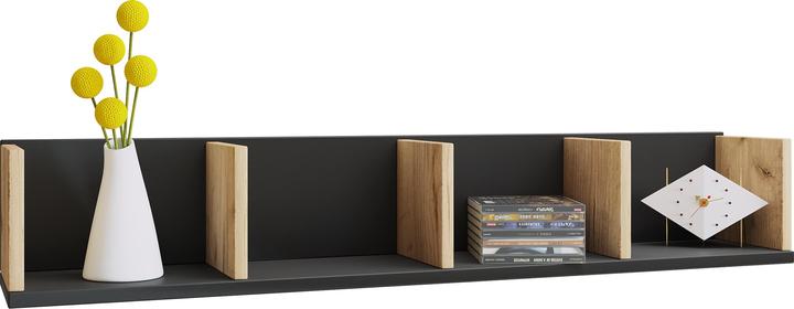 Produktbild VCM Holz Stand Regal Deko Eckregal Honsa (15 x 17 x 97 cm)