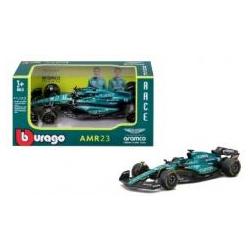 Bburago Formula 1 Aston Martin F1 Team AMR23 - L. STROLL N. 18 Stagione 2023 - 1:43 Scala 12cm - 3809