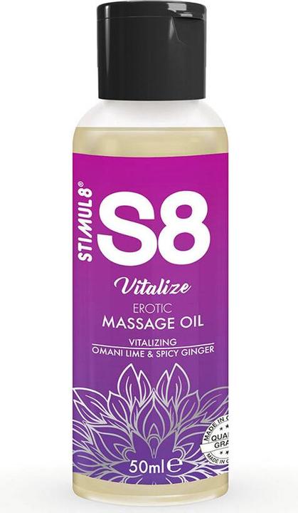 Actual product image Stimul8 S8 Massage Oil 50ml (50 ml)