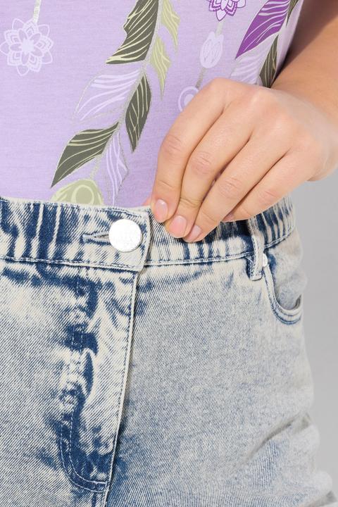 Image du produit Ulla Popken Jean Mom jambe carotte, taille confortable (44)