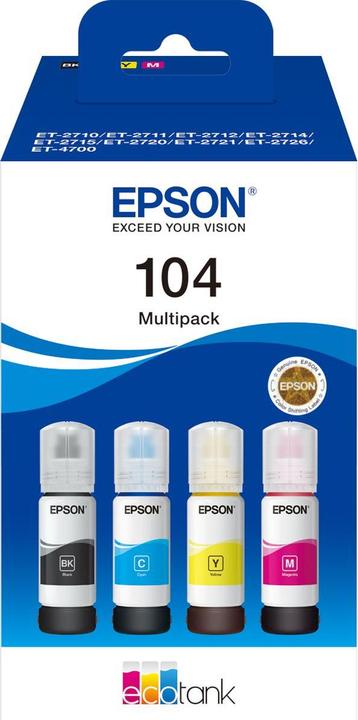 Epson 104 Multipack (M, C, Y, BK)