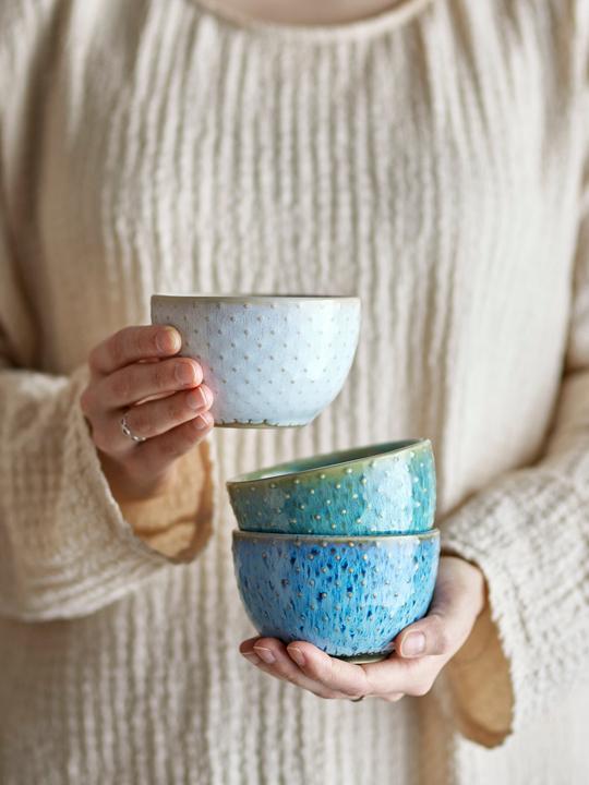 Immagine prodotto Bloomingville - Harriet Bowl - Blue - Stoneware (3 x)