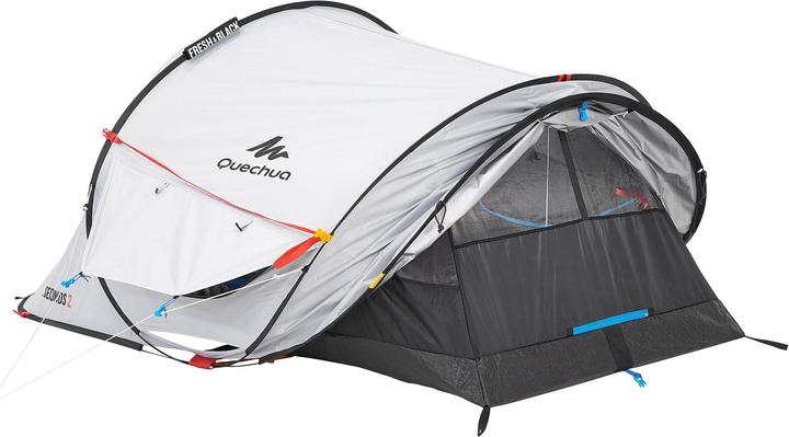 Produktbild Quechua 2 SECONDS 2 FRESH & BLACK (Wurfzelt, 3.30 kg, 2 Personen)
