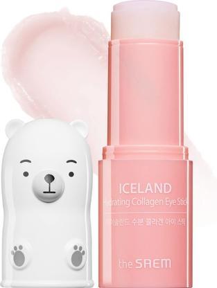 Image du produit The Saem THESAEM Iceland Hydrating Collagen Eye Stick 0.24oz Anti-winkle Moisturizing Eye Balm for Saggy Ski (Stick soin des yeux, Journée)