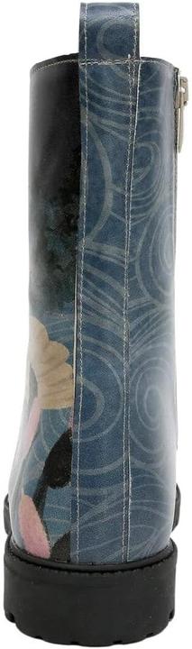 Actual product image Dogo Vegan Leather Navy Long Boots (36)