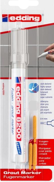 Produktbild Edding Fugenmarker 8200 (Silber, Grau, 4 mm, 1 x)