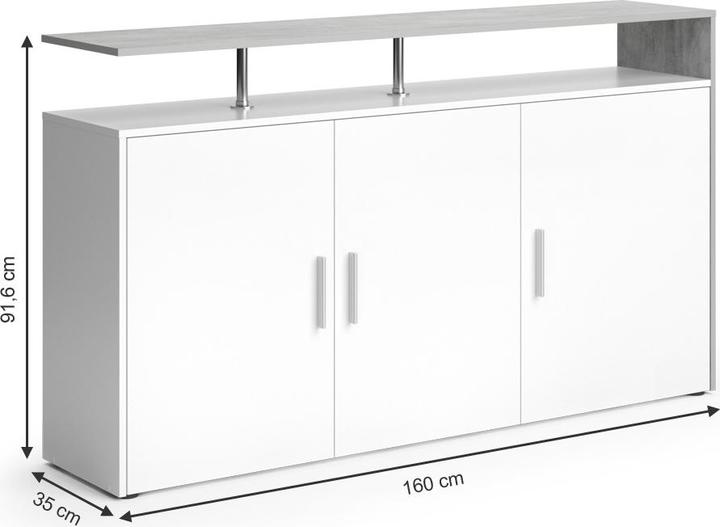 Produktbild Vicco Amato (160 x 35 x 91.5 cm)