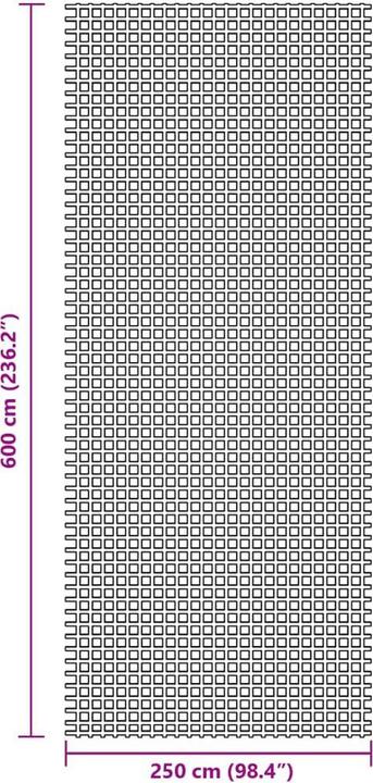 Produktbild vidaXL Campingteppich